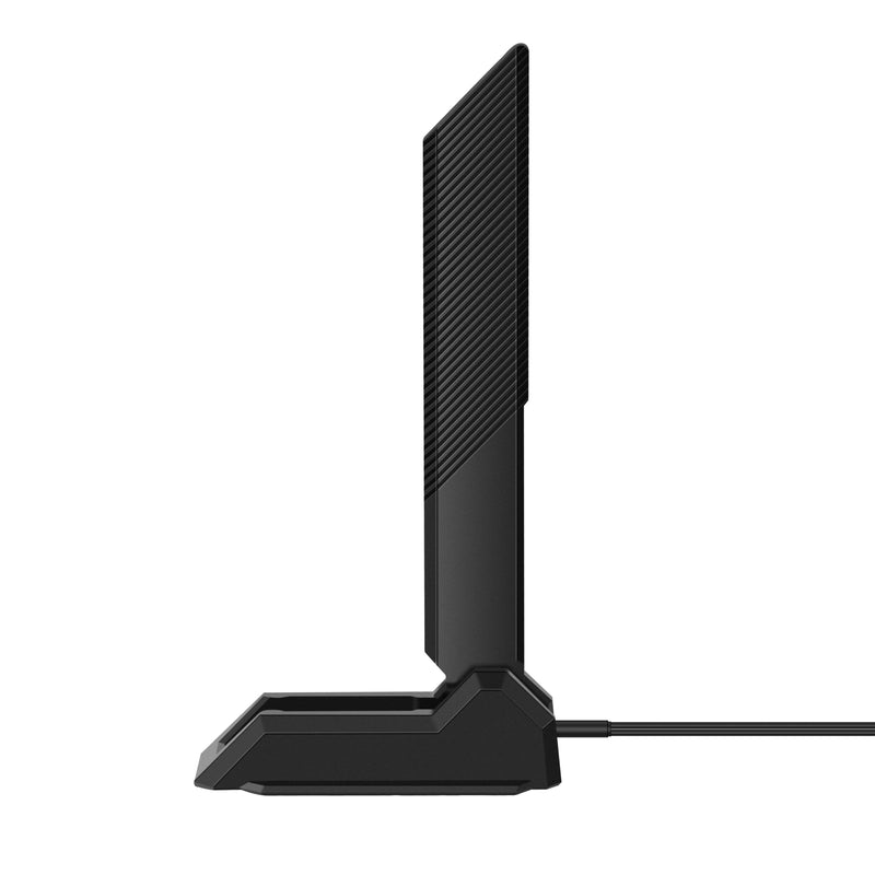 External WiFi 6 6E Tri-Band Antenna 6GHz 5.8GHz 2.4GHz Magnetic Base Antenna with RP-SMA Connector for PC Desktop Computer Asus Rog Strix Gigabyte Aorus Gaming WiFi Motherboard Card, Slinkdsco Wifi 6E Antenna