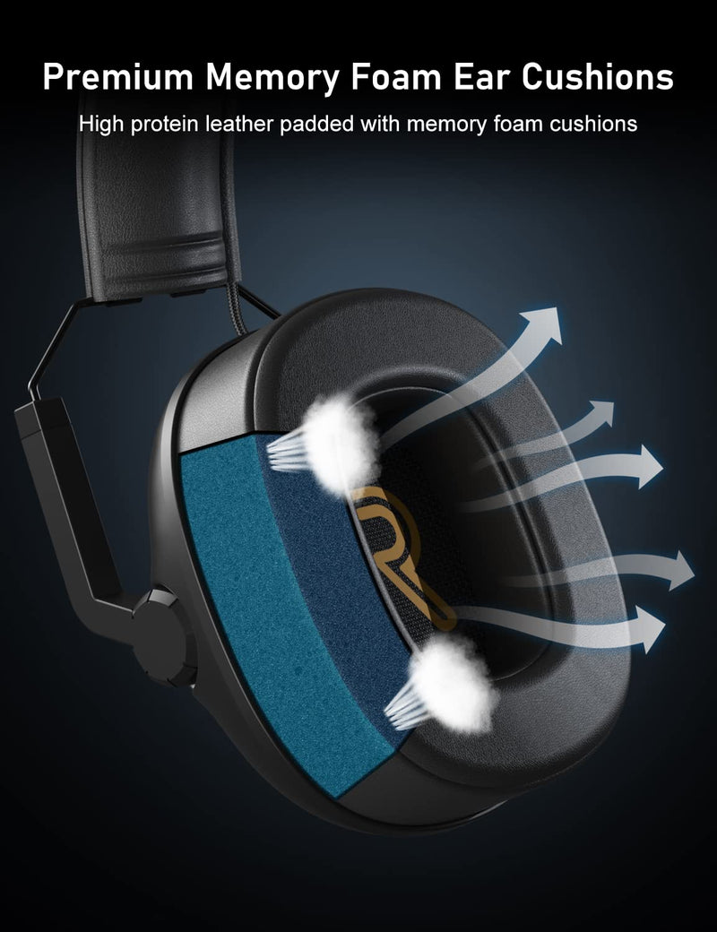 [AUSTRALIA] - SENZER SG500 Surround Sound Pro Gaming Headset with Noise Cancelling Microphone - Soft Memory Foam Padding - Portable Foldable Headphones for PC, PS4, PS5, Xbox One, Switch - Black 