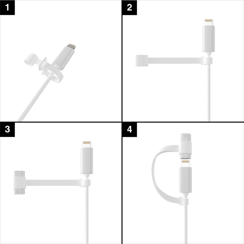 TechMatte Charging Adapter Compatible with Apple Pencil 1st Generation, Female to Female Charger Connector (2-Pack)