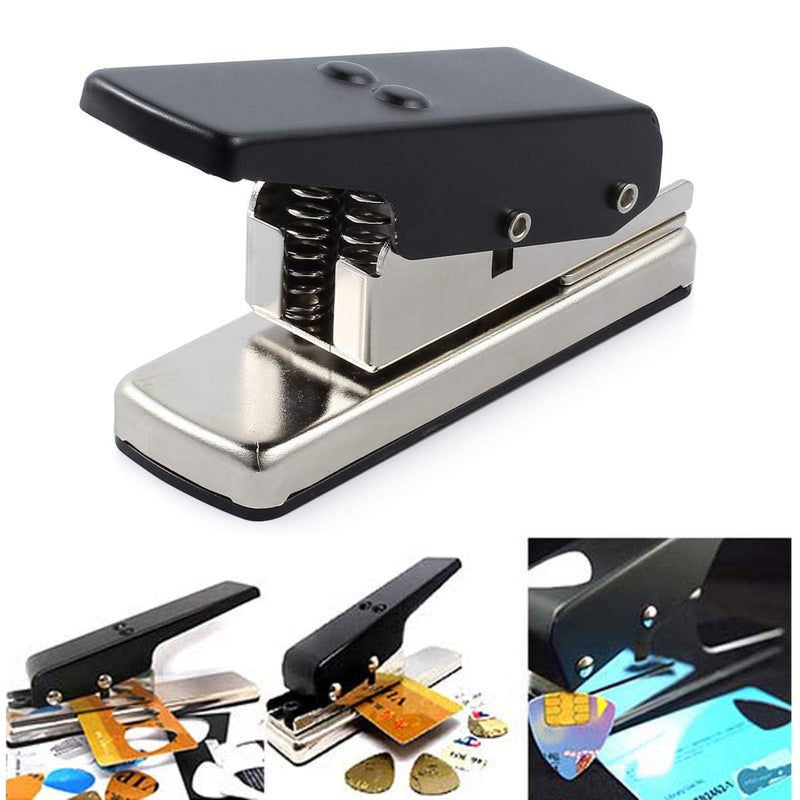 CAMWAY Guitar Pick Maker Punch Tool Heavy Duty DIY Maker Hole Punch Plastic Card Cutter Machine Unique Guitar Picks, Works Great on All Sorts of Materials - ABS, PVC, Old Credit Cards, Gift Cards
