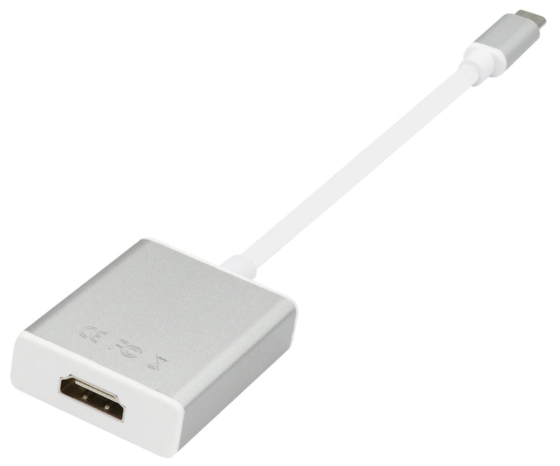 AAOTOKK Type C to HDMI Adapter, Type C Male to HDMI Female (3840 x 2160) 4K 60Hz Converter Cable, 4K UHD Screen Display for Samsung Galaxy S10+/S10/S9,Surface Book 2, Dell XPS,ect(20cm/8inch-HDMI)