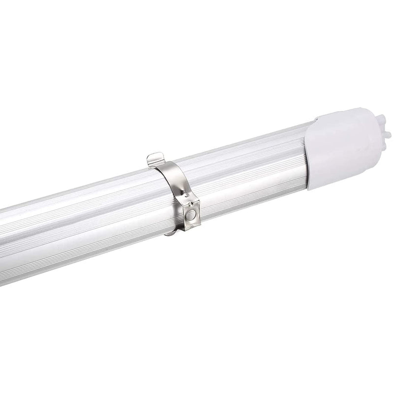 QIUMING Pack of 20 U-Clip Holder for Fluorescent Tube Holder LED Fluorescent Tube to Prevent Sag for LED Light Lamp Pipe Water Pipe Shed Garage Storage