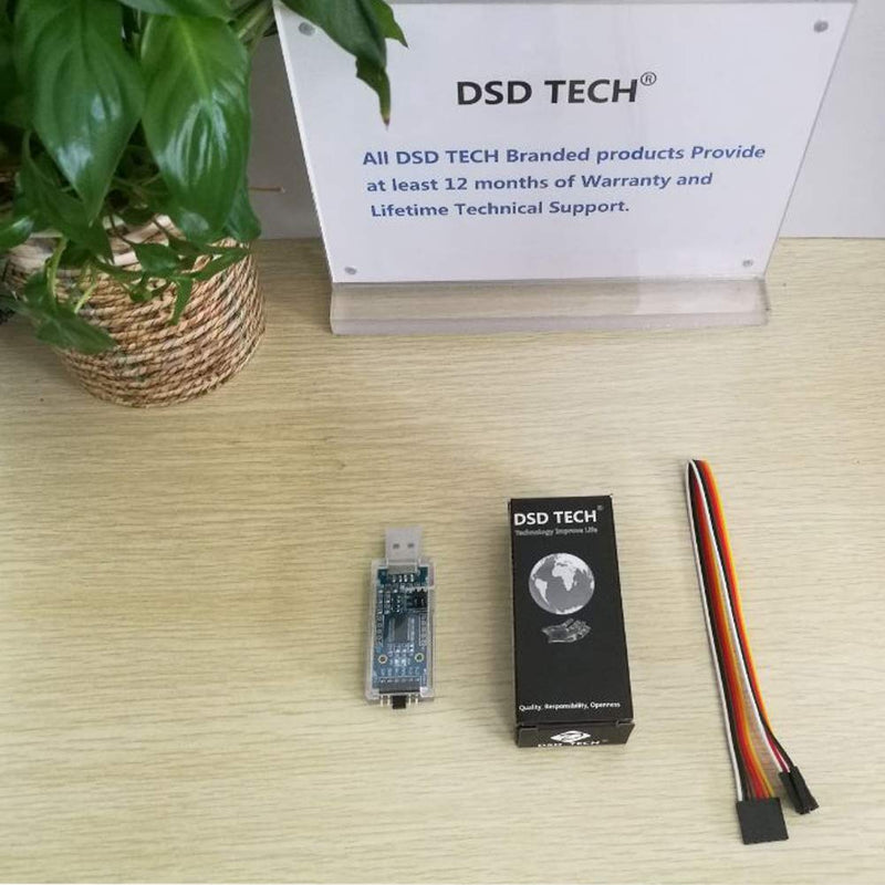 DSD TECH SH-U09C2 USB to TTL Adapter Built-in FTDI FT232RL IC for Debugging and Programming