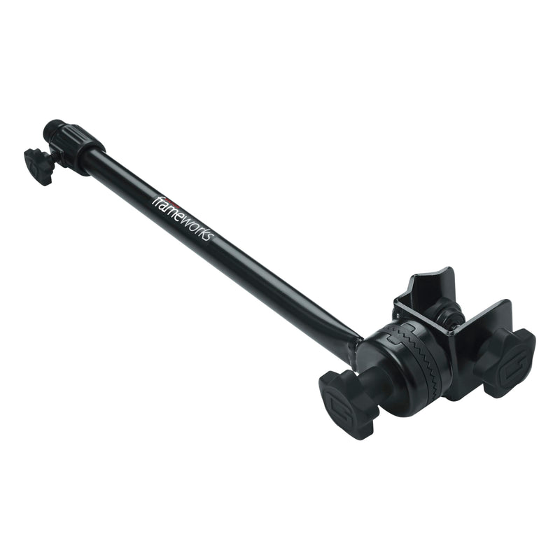 [AUSTRALIA] - Gator Frameworks Adjustable Clamp-On Angled Mini Interlocking Design 16 Inch Boom Arm (GFW-MIC-CLMPBM16) 16" Boom - Clamp 