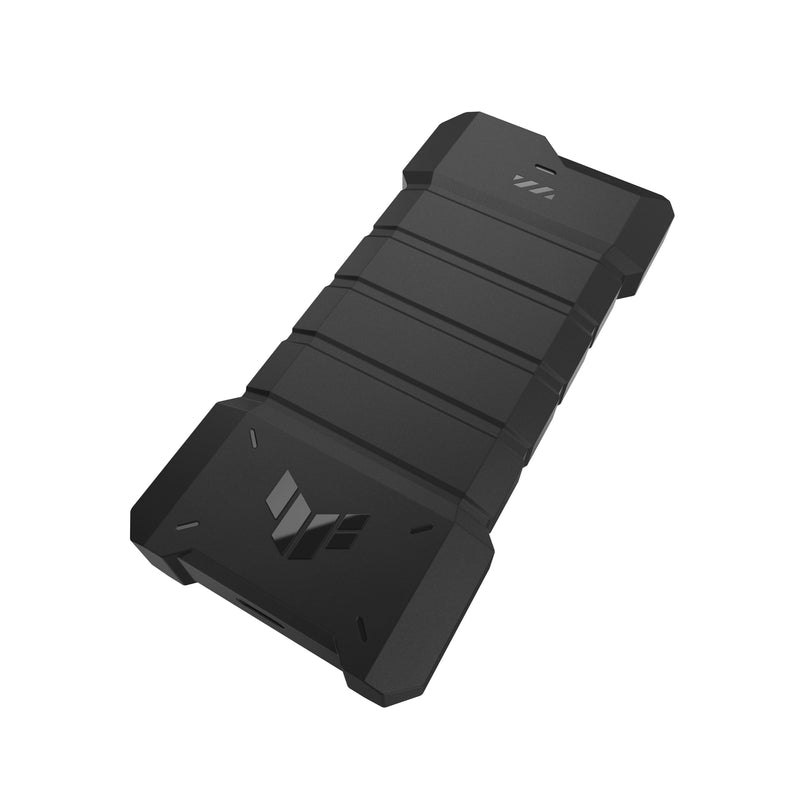 ASUS TUF Gaming A2, USB-C 3.2 Gen 2x2 SSD Enclosure, Dual M.2 NVMe PCIe and SATA, MIL-STD-810H Drop Resistance, IP68 Water and dust Resistance, Aluminum Alloy Chassis, 1 Year Warranty Enclosure only TUF A2|up to 20Gbps