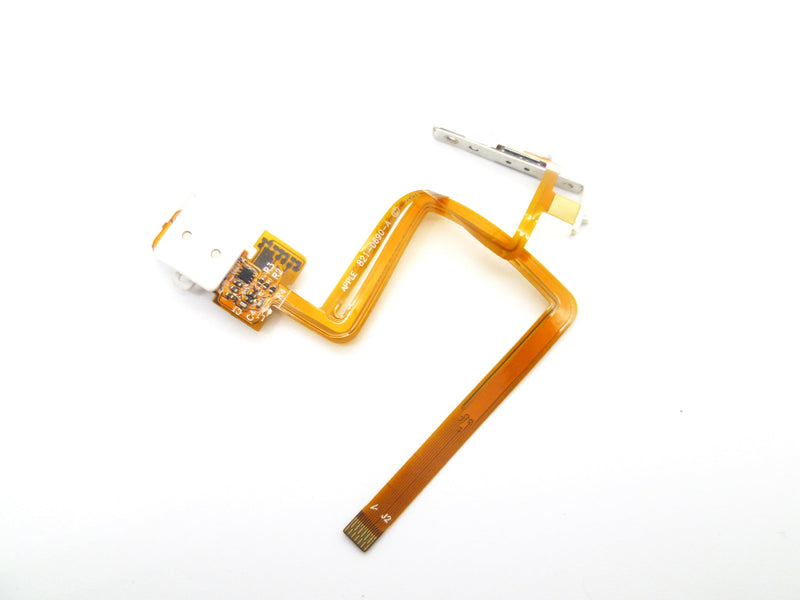 Headphone Audio Jack Hold Switch Flex Replacement Compatible with iPod Classic 6th 7th 80gb 120gb 160gb (White) White