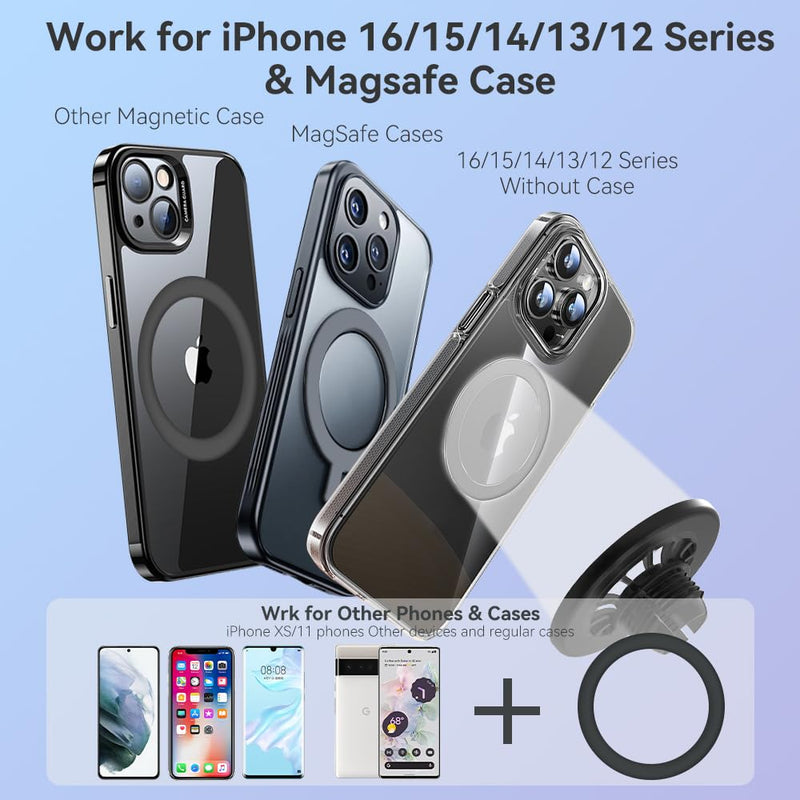 Fits MagSafe Car Mount for BMW 5 Series 2017-2023 for MagSafe Car Phone Holder Magnetic for BMW Phone Mount 5 Series Compatible for iPhone 16/15/14/13/12/Mini Series MagSafe Case