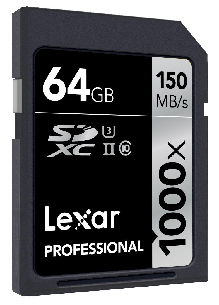 Lexar Professional 1000x 64GB SDXC UHS-II Card 64 GB Single