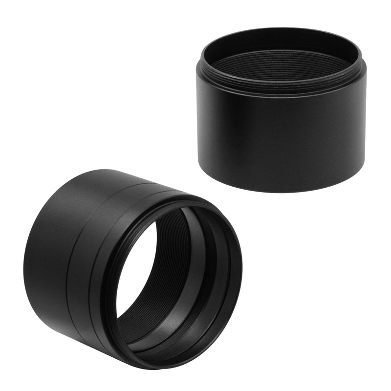 Astromania Astronomical 2"/M48-extension Tube Kit for cameras and eyepieces - Length 5mm 10mm 20mm 30mm - M48x0.75 on Both Sides