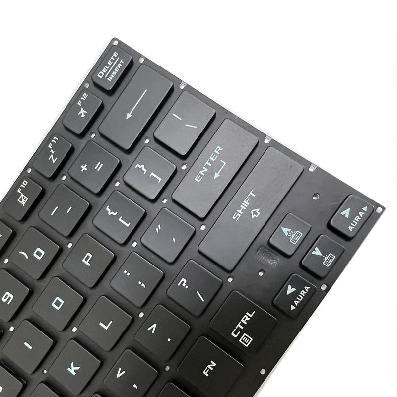 JINTAI Backlit US Keyboard for ASUS ROG Zephyrus G14 GA401 0KNR0-2618US00 | US Backlit Keyboard Replacement for ASUS ROG G14 Zephyrus GA401 GA401I GA401IU 0KNR0-2618US00
