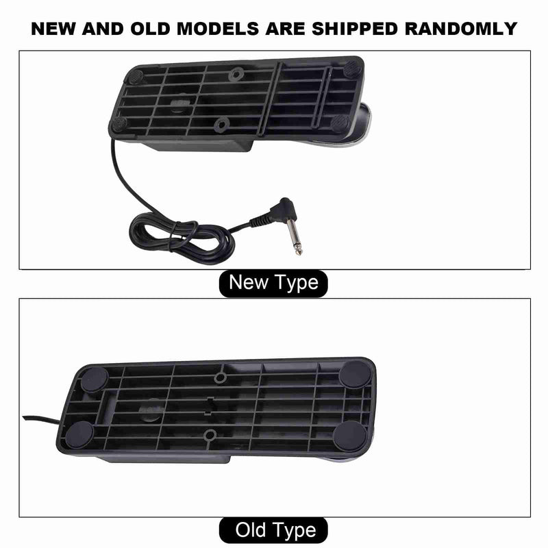 Sustain Pedal, 1/ 4in Jack Digital Piano Foot Pedal Mat for Electronic Organ, Electric Piano, Synthesizer, Midi Keyboard