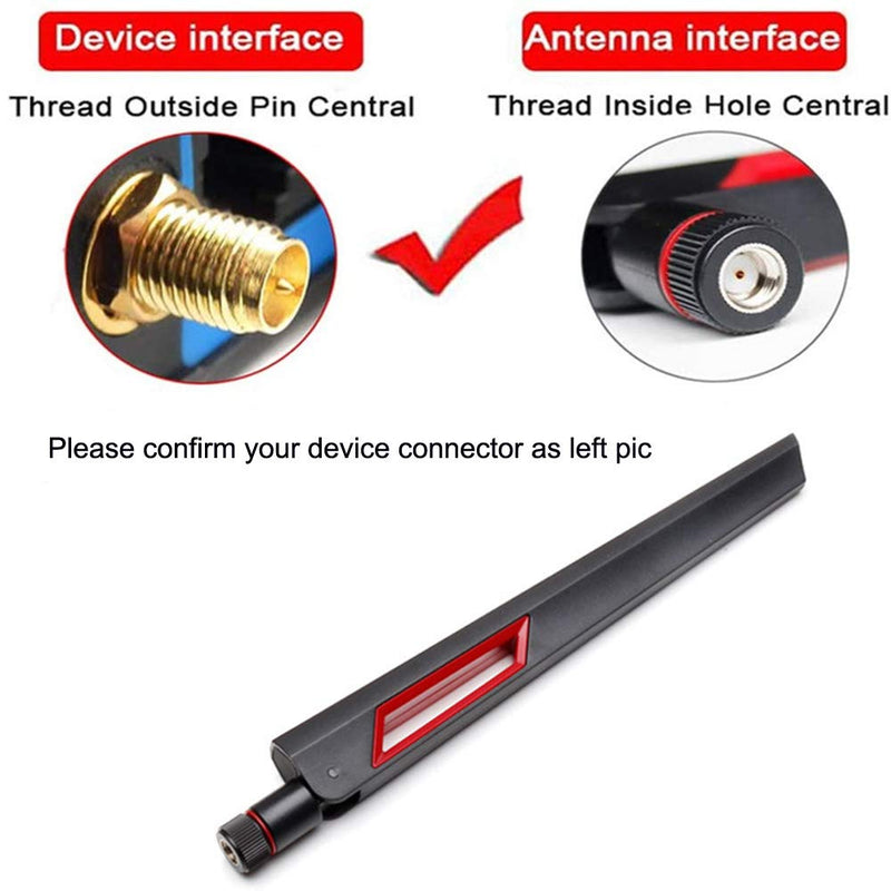 WiFi Antenna Dual Band 2.4GHz 5.8GHz 10 DBI RP-SMA Router for PCI-E WiFi Network Card USB Wireless Adapter Security IP Camera | WiFi Antenna Dual Band 2.4GHz 5.8GHz 10 DBI RP-SMA Router for PCI-E WiFi Network Card USB Wireless Adapter Security IP Camera