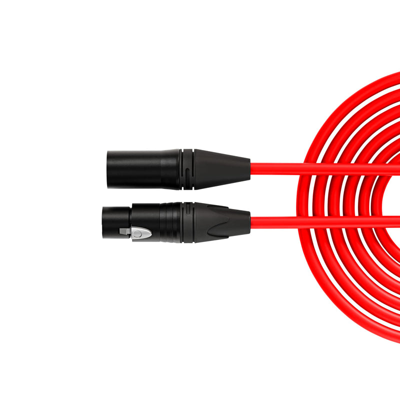 RØDE XLR-3 Premium XLR Cable (3m, Red) 3M