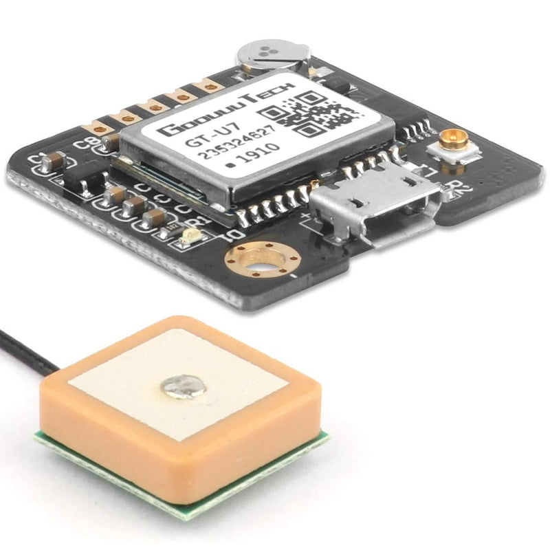 2pcs GT-U7 GPS Module Navigation Satellite Positioning Compatible with NEO-6M 51 MCU STM32 High Sensitivity Low Power Consumption High-Precision Positioning Suitable for Vehicles