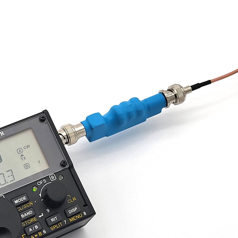 K9DP QRP 40 Meter Portable Bandpass Filter, up to 20 watts, with Male/Female BNC connectors, 40m Blue Male/Female BNCs