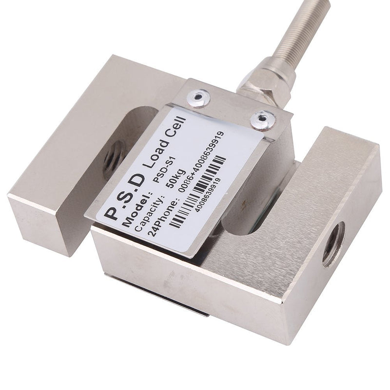 Load Cell Sensor Weighing Sensor Portable Weight Sensor Scale Sensor Weighing S Bar Precision 50/100/300/2000 kg for Container Weight High Pressure Weighing Technology (50 kg) 50kg
