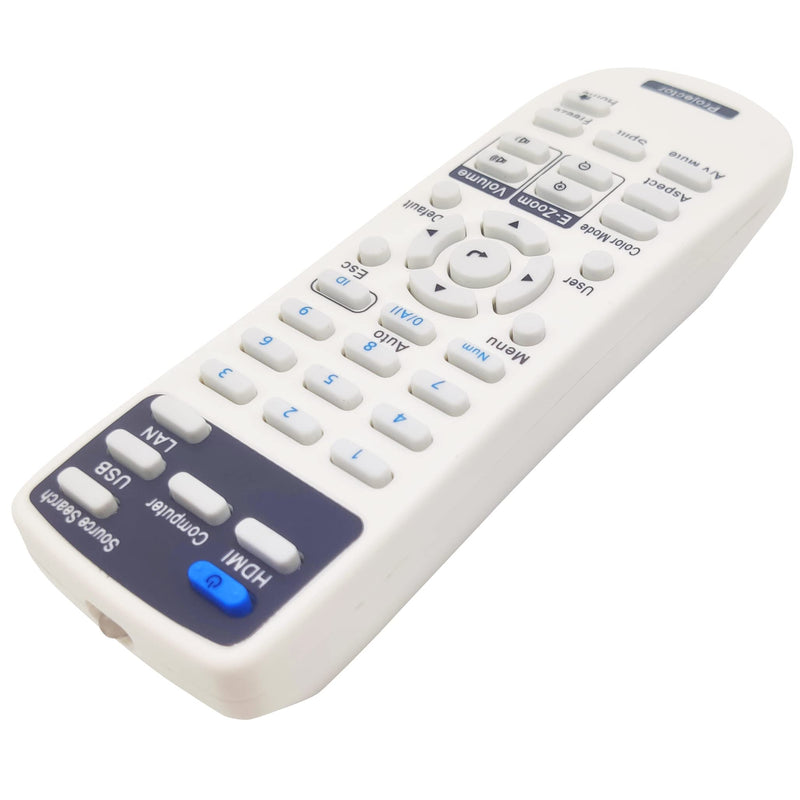 INTECHING 2198635 Projector Remote Control for Epson BrightLink EB-735Fi, Home Cinema 1080, PowerLite 992F/ E20/ EB-720/ EB-725W/ EB-L200SW/ EB-L520U/ EB-L630U/ EB-L730U/ X49
