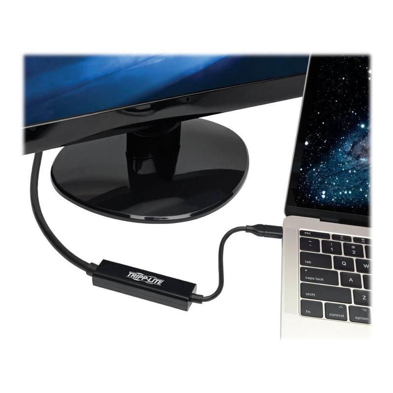 Tripp Lite USB C to DisplayPort 4K Adapter Cable Thunderbolt 3 Compatible, M/M, USB Type C to DP, USB-C, USB Type-C 6' 6ft (U444-006-DP), black 6 ft.