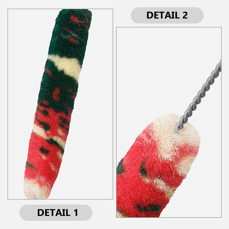 ibasenice 2pcs Piccolo Brush Piccolo Clean Brush Piccolo Cleaning Tools Piccolo Cleaner Brush Music Instruments Cleaning Kits Instrument Cleaning Tool Saliva Cotton Thread Straw