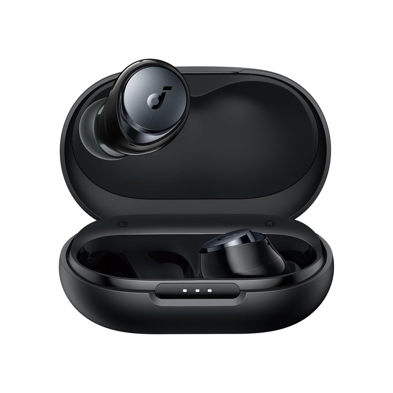 Soundcore by Anker Space A40 Adaptive Active Noise Cancelling Earbuds | Reduce Noise by Up to 98%, Ultra Long 50H Playtime, 10H Single Playtime, Hi-Res Sound, Comfortable Fit, Wireless Charge Black
