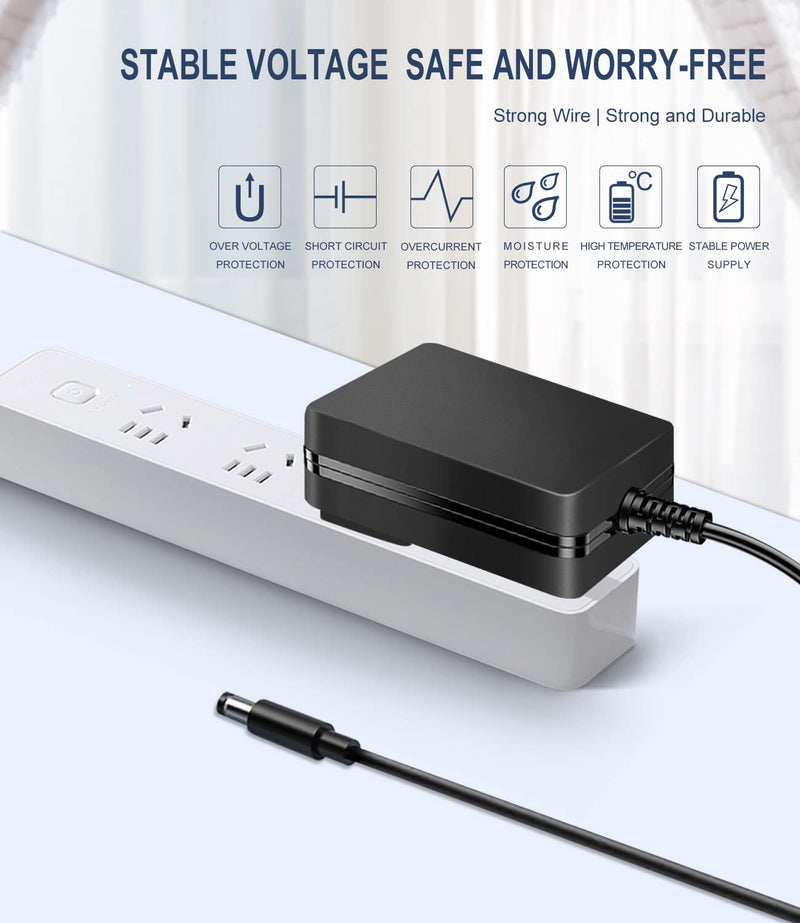 9V Power Adapter fit for Casio Keyboard AD-5 AD-5MU WK-110 WK-200 LK-43 LK-100 CT-360 CTK-496 CTK-573 CTK-611 CTK-700 CTK-710 CTK-2100 CasioTone Piano Keyboard Power Supply Cord