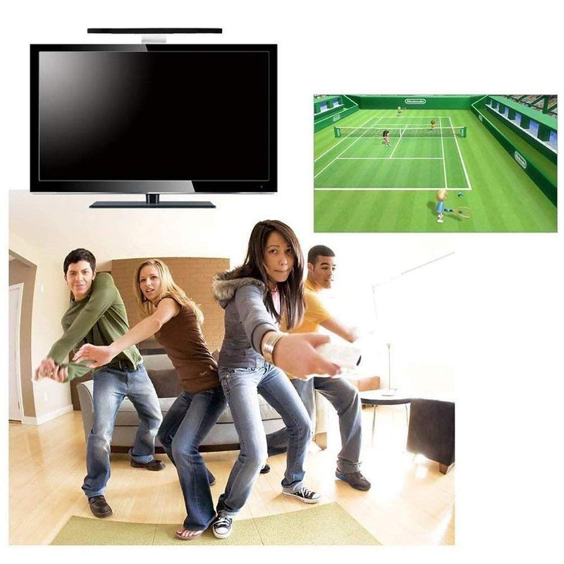 4 in 1 Wii Replacement Cables Set - AC Power Adapter, Wii to HDMI Converter, Wired Motion Sensor Bar and Composite AV Cable Sensor Bar + AV Cord + AC Adapter
