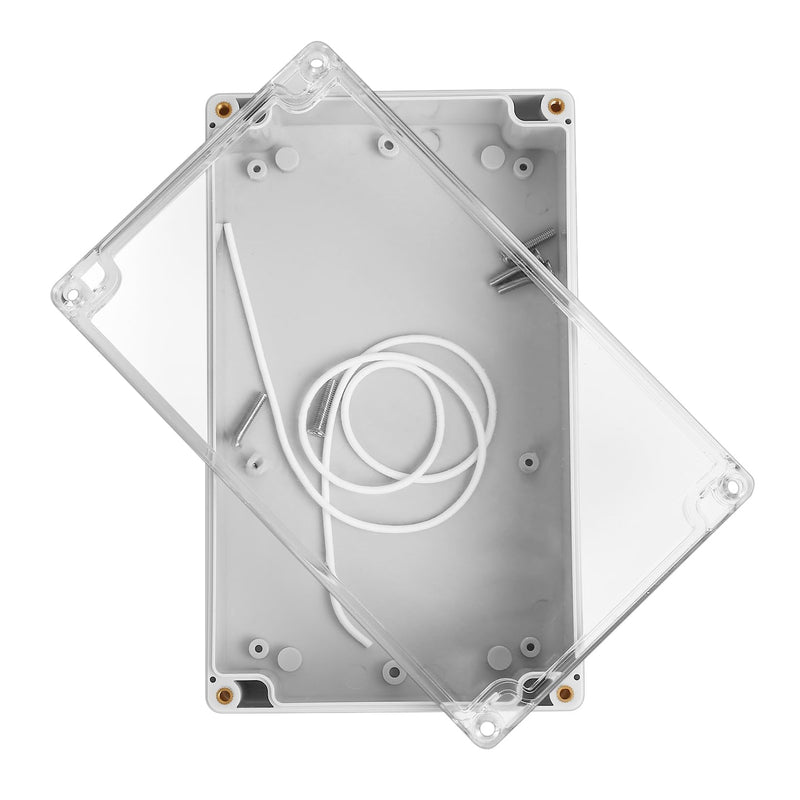 ABS Plastic Electronic Enclosure Box, Waterproof IP65 Empty Housing Plastic Housing with Clear Lid, Industrial Housing, Junction Box, Junction Box, Junction Box, Junction Box, Junction Box, 200 x 120 200*120*56