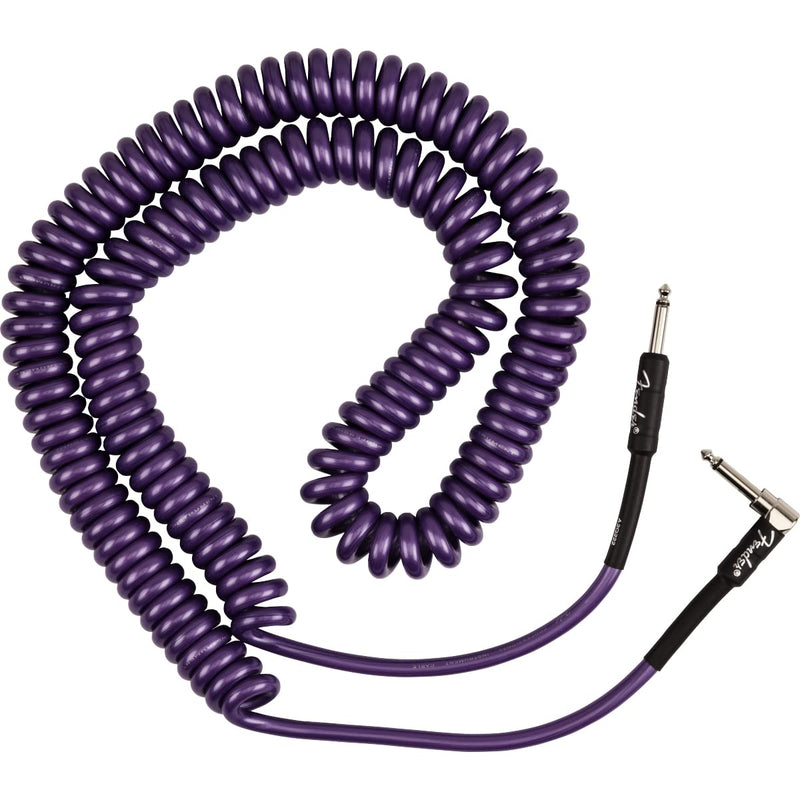 [AUSTRALIA] - Fender J Mascis Dinosaur Jr Coiled Instrument Cable, Purple, 30ft 