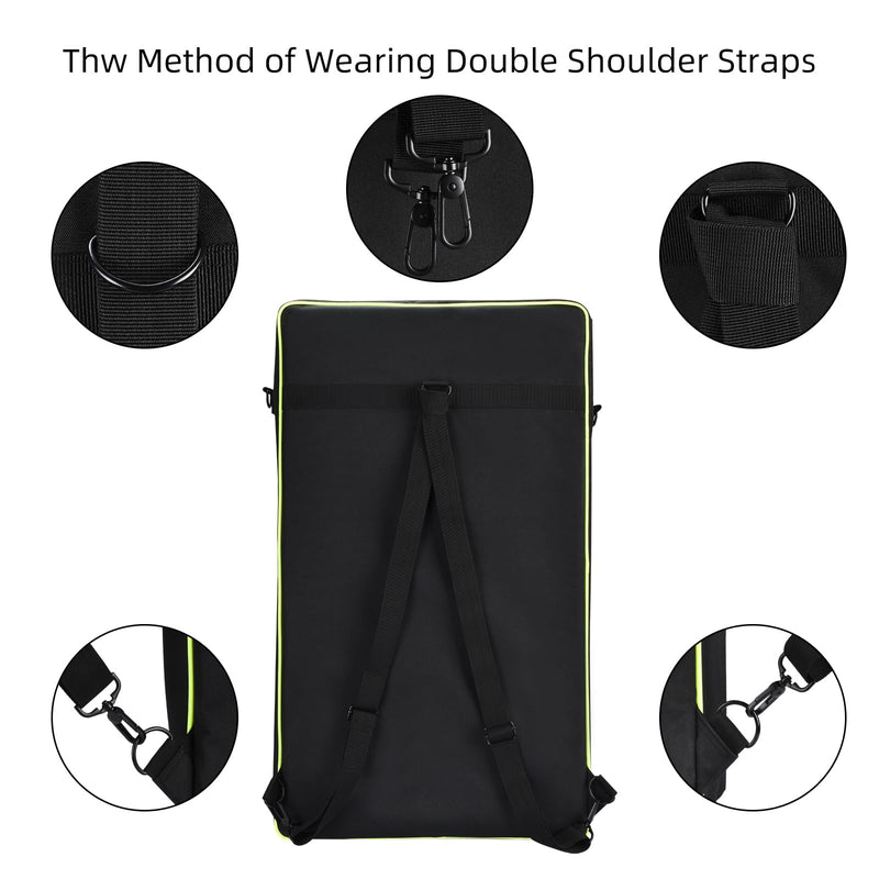 Large capacity DJ storage case for Alpha Theta DDJ-GRV6/Pioneer DDJ FLX10/DDJ 1000/DDJ 1000SRT, Multi-functional storage bag for Outdoors Party Bar DDJ Flx10 Case
