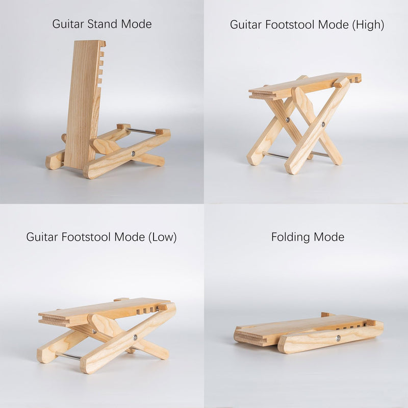SPIKE Multifunctional Guitar Stand Two-in-one Guitar Footstool For Classical Guitar