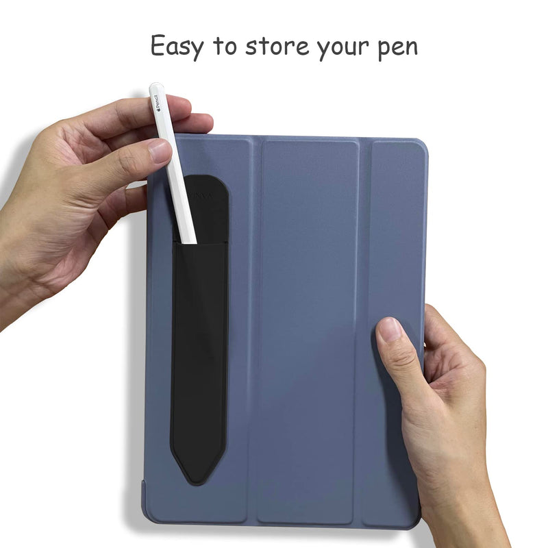 YINVA Pencil Holder Compatible with Apple Pencil 2nd Generation and 1st Gen, Elastic Pencil Pouch Accessories Design for iPad and Stylus (Black) Black