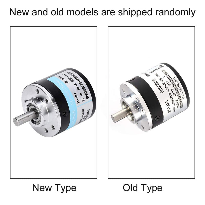 600P/R Incremental Rotary Encoder, Incremental Rotary Encoder, DC5-24V AB 2 Phase, for Measuring Speed Angle Acceleration of Objects