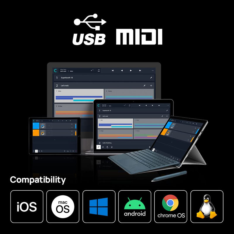 [AUSTRALIA] - CME U6MIDI Pro - MIDI Interface with Router, Mapper, and Filter - Plug-and-play USB MIDI for computers - Standalone 3-in-3-out MIDI for Merge, Split, Thru 