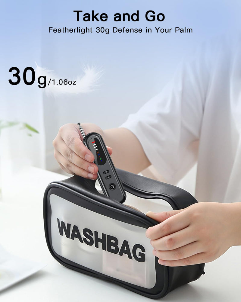 [AUSTRALIA] - Hidden Camera Detector, Anti-Spy Camera Finder, RF Signal & WiFi Scanner, GPS Tracker & Bug Detector, 6 Modes Portable Privacy Protector for Travel, Hotel, Car, Bathroom– Spy Device Detection Pen 