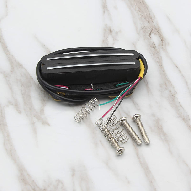 FLEOR Alnico 5 Tele Pickup Hot Rail Humbucker Bridge Pickup 12-13K Fit Fender Tele Guitar Part