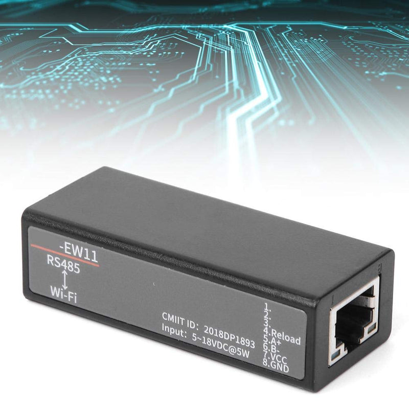 RS485 to Serial Server Built in Antenna Communication Module RJ45 Interface 0.7 X 1 X 2.4 inch