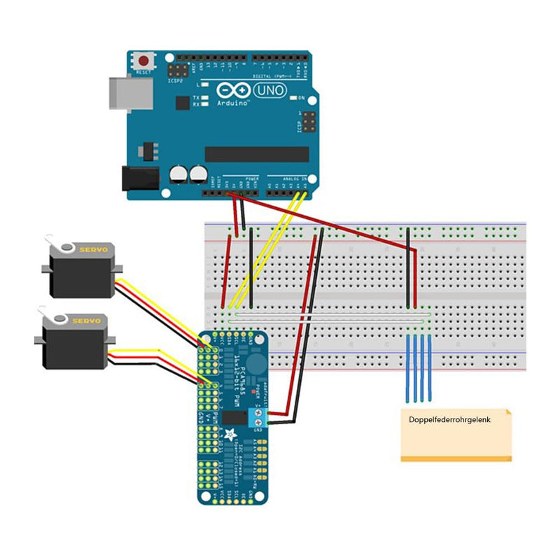PCA9685 PWM Motor Driver 16 Channel 12-Bit PWM IIC Module for AR Duino Robot Control Electronic Expansion Sector Pack of 2