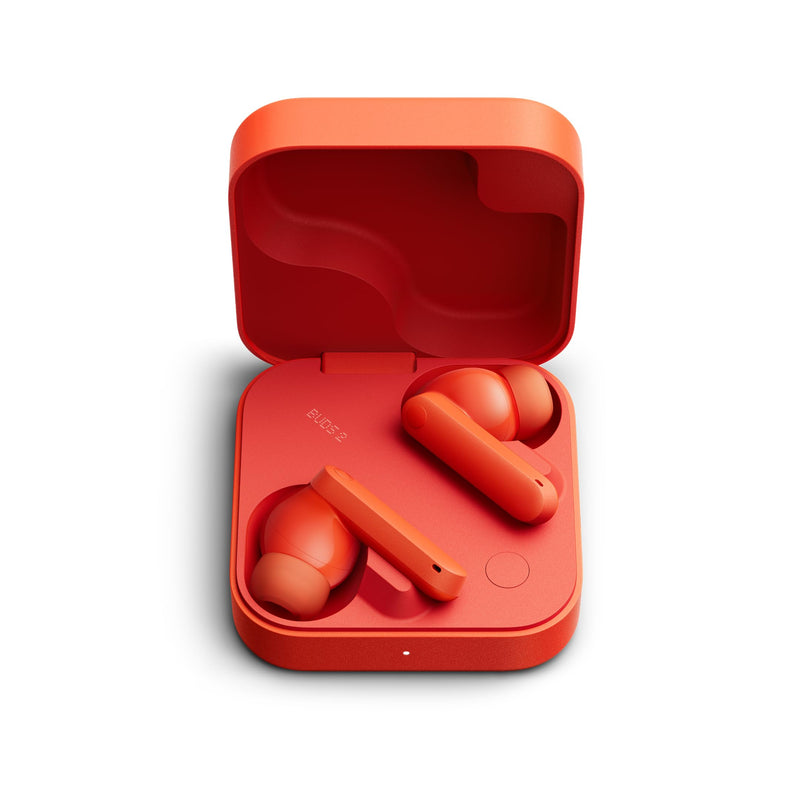 CMF BY NOTHING Buds 2 Wireless Earbuds, Bluetooth Headphones with 48dB Hybrid ANC, Ultra Bass Technology Active Noise Cancellation Earphones, 55 Hours Playtime, 6HD Mics, ChatGPT Integration Orange