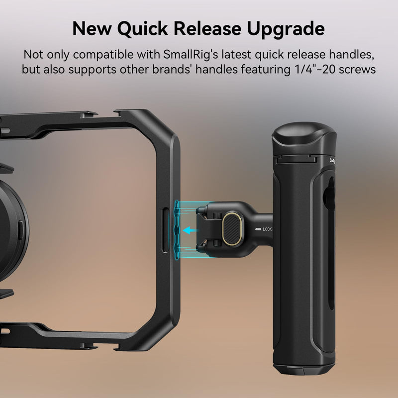 [AUSTRALIA] - SmallRig Universal Quick Release Phone Cage, Aluminium Alloy Magnetic Smartphone Video Rig Support for Apple MagSafe, Sturdy Phone Video Stabilizer Case for iPhone for Samsung for Huawei and More-4299 