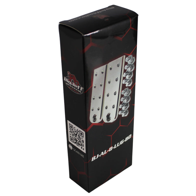 Big Jeff Audio Pair of 8 Spot Lug Style Aluminum Bolt Down Battery Terminals