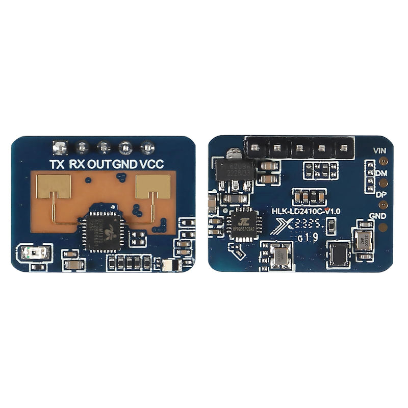 3pcs LD2410C Human Presence Radar Sensor Module HLK-LD2410 Sensor Module LD2410 Millimeter Wave Radar Sensor Module Non Contact 24GHz ISM Band Serial Port IO Level Output