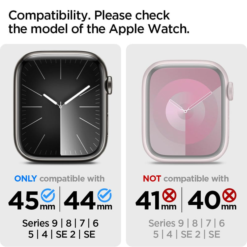 Spigen Mag Armor (MagFit) Designed for iPhone 14 Pro Case and Rugged Armor Pro Designed for Apple Watch Series 9/8/SE2/7/6/SE/5/4 45/44mm