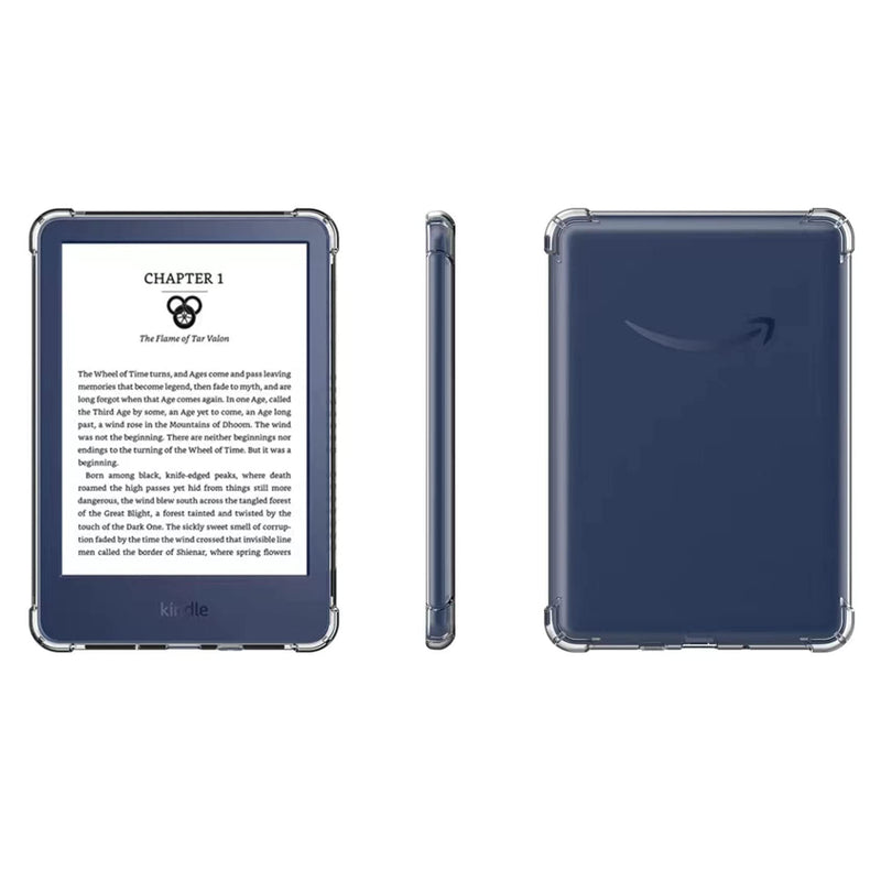 Clear Case Compatible for 6" Kindle 11th Generation 2022 Release (NOT FIT Kindle Paperwhite/Oasis),Thin Slim Soft Flexible Silicone TPU Rubber Cover for Kindle 11th Gen 2022 (Transparent) Transparent