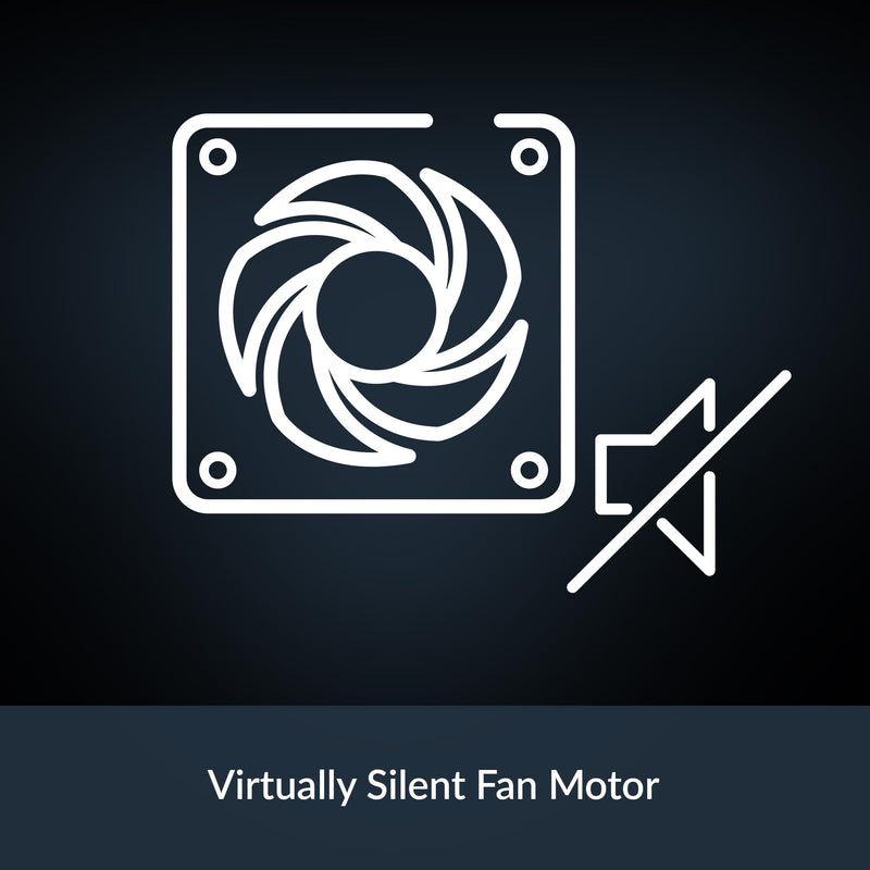 ARCTIC P9 Silent - PC Fan, 92 mm Particularly Quiet case Fan, Optimized for Static Pressure, Quasi Silent Fan Motor, 1900 RPM - Black