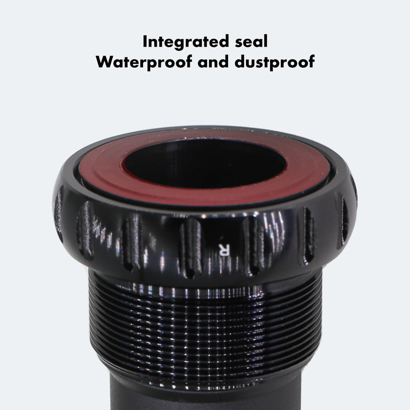 DJC Bike Bearing Bottom Bracket BSA 68-73mm English Threaded BB 22 24mm GXP Spindle, Fit MTB Road Bike Hollow Deore XT SLX R7000 R8000 4700 5800 6800 IXF Prowheel(GXP 22-24mm Black) Steel Bearing GXP 22-24mm Black