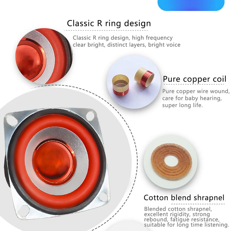 [AUSTRALIA] - Gikfun 4Ohm 5W Full Range Audio Speaker Stereo Woofer Loudspeaker for Arduino Replacement (Pack of 2pcs) EK1949 