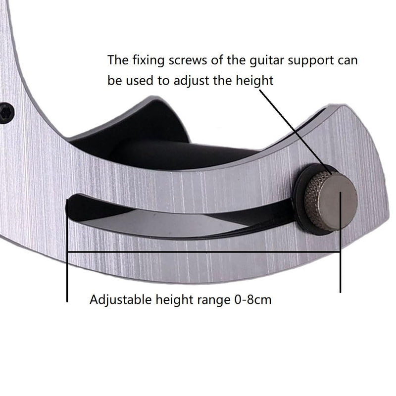 Classical Guitar Support Professional Guitar Rest Support Guitar Foot Stool Adjustable Classical Guitar Lifter Guitar Leg Rest Bracket for Classical Guitarists Black