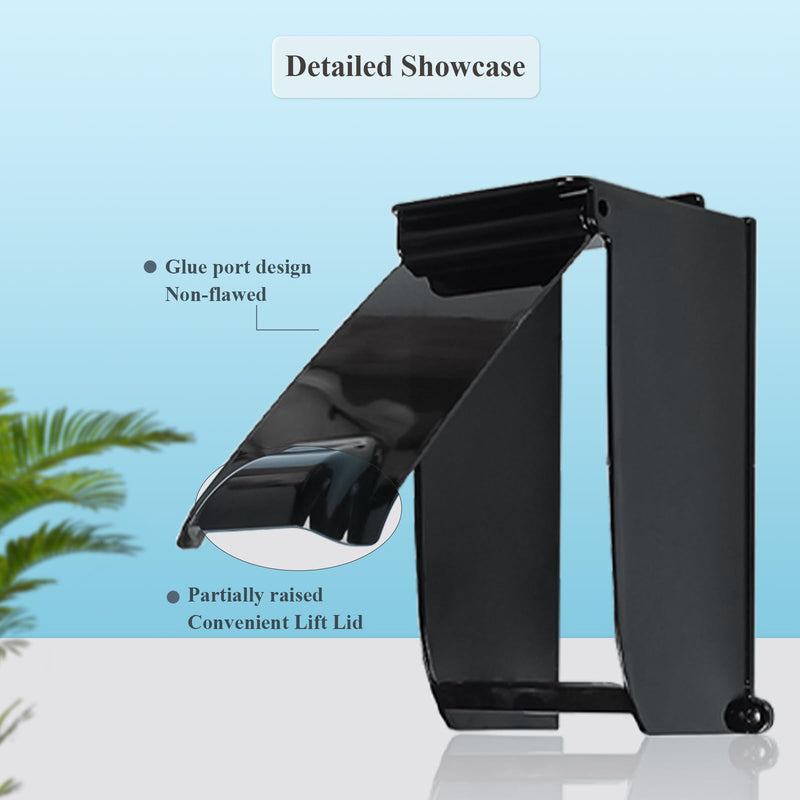 Outdoor Flip Sun Keypad Cover,Access Control Rain Cover, Weatherproof protective,Flip Cap Door Keypad Waterproof cover,Keypad Rain Covers Compatible for Door Keypad/Lock Keypad