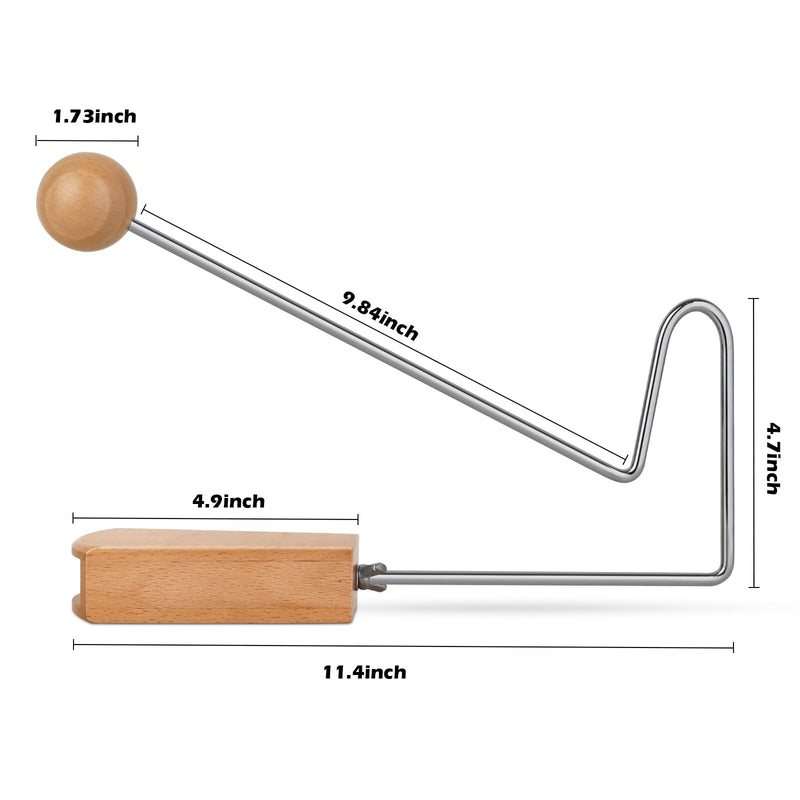 Vibraslap, Percussion Instrument, Latin Hand Percussion Instrument, Easy to Use Handheld Rattling Sound Effect for Musicians, Bands, and Studios