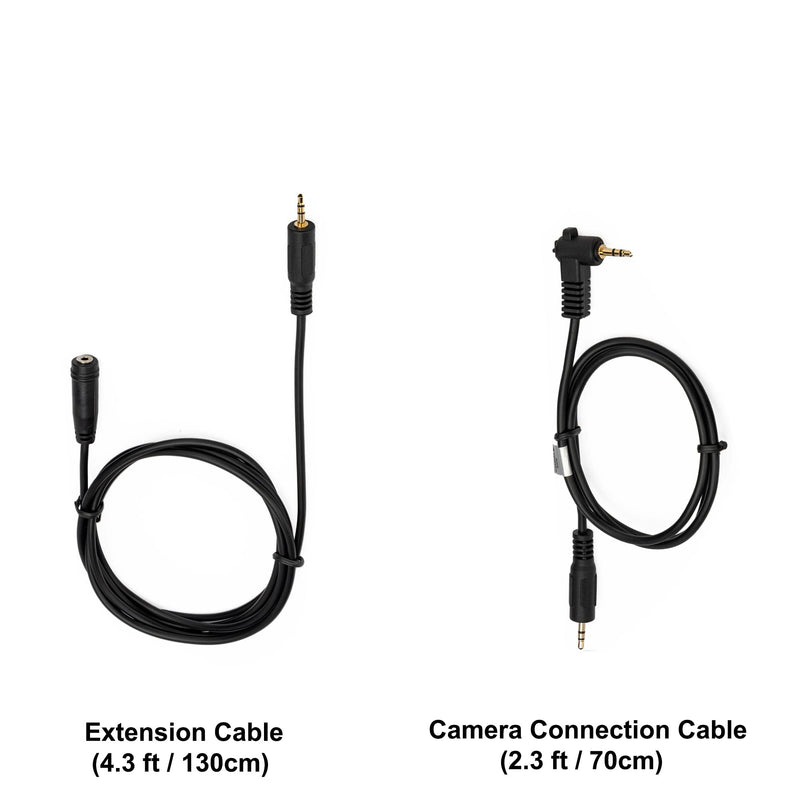 Kiwifotos RS-60E3 Remote Switch Shutter Release Cord for Canon EOS Rebel T6 T7 T5 T8i T7i T6s T6i T5i T4i SL3 SL2,EOS 90D 80D 70D 77D R R6 Mark II R6 R7 R8 R10 R100 RP M5 M6 Mark II SX70 SX60 & More For Canon C2